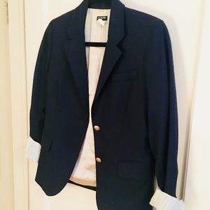 J. Crew bold navy blue blazer 👔